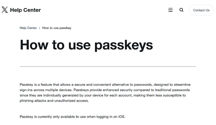 高港苹果维修店铺分享iOS用户如何通过通行密钥(Passkey)登录 
